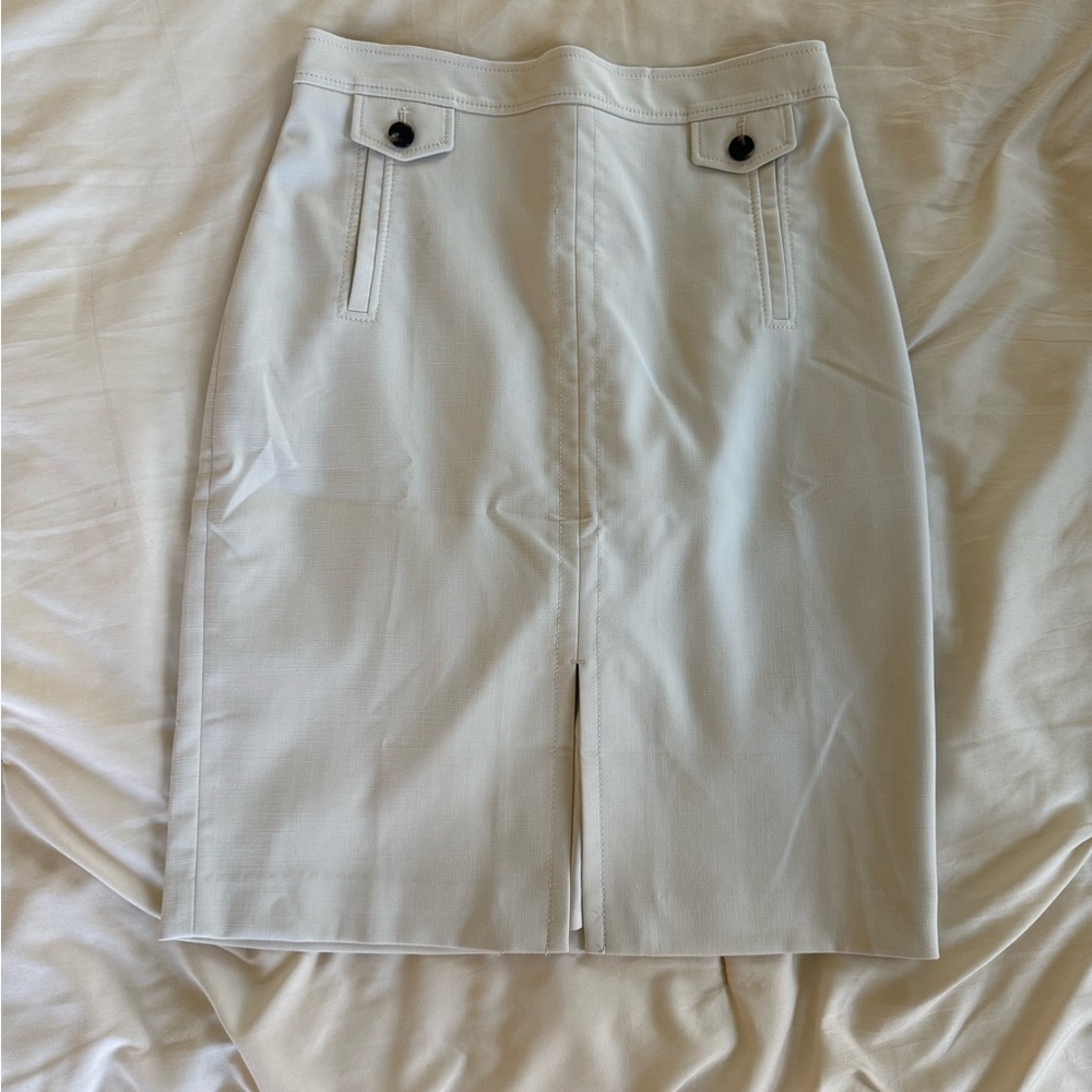 Ann Taylor Cream Petite Skirt